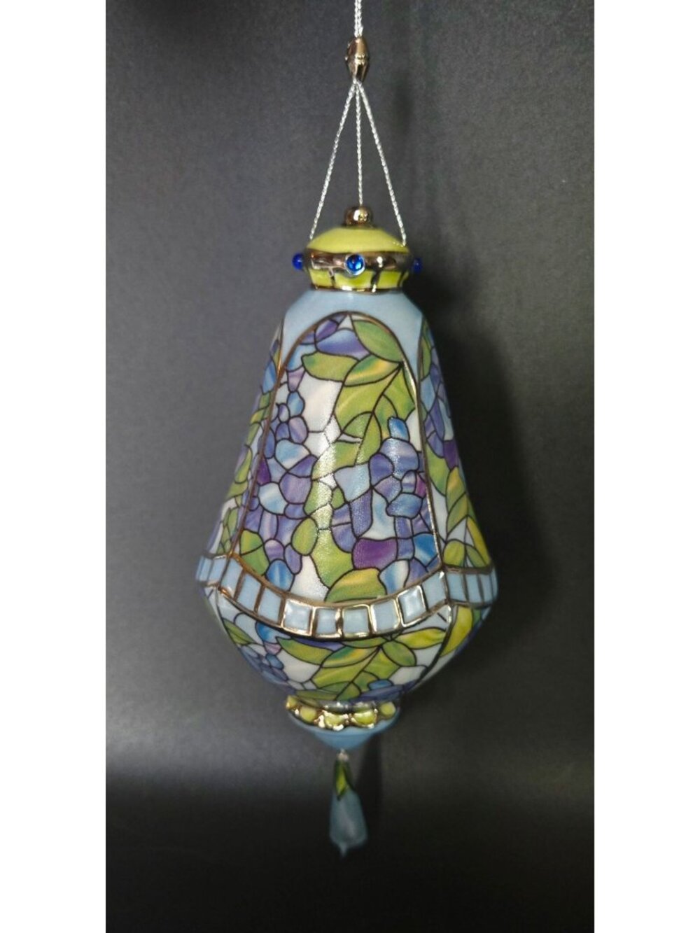 Bradford Exchange The Era of Louis Tiffany Heirloom Porcelain Ornament - VGC